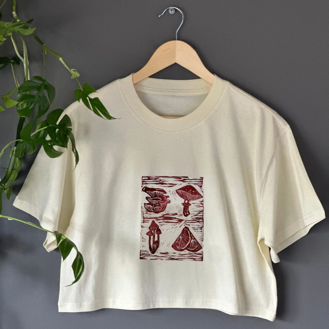 Cropped Tee - Magic Lemon