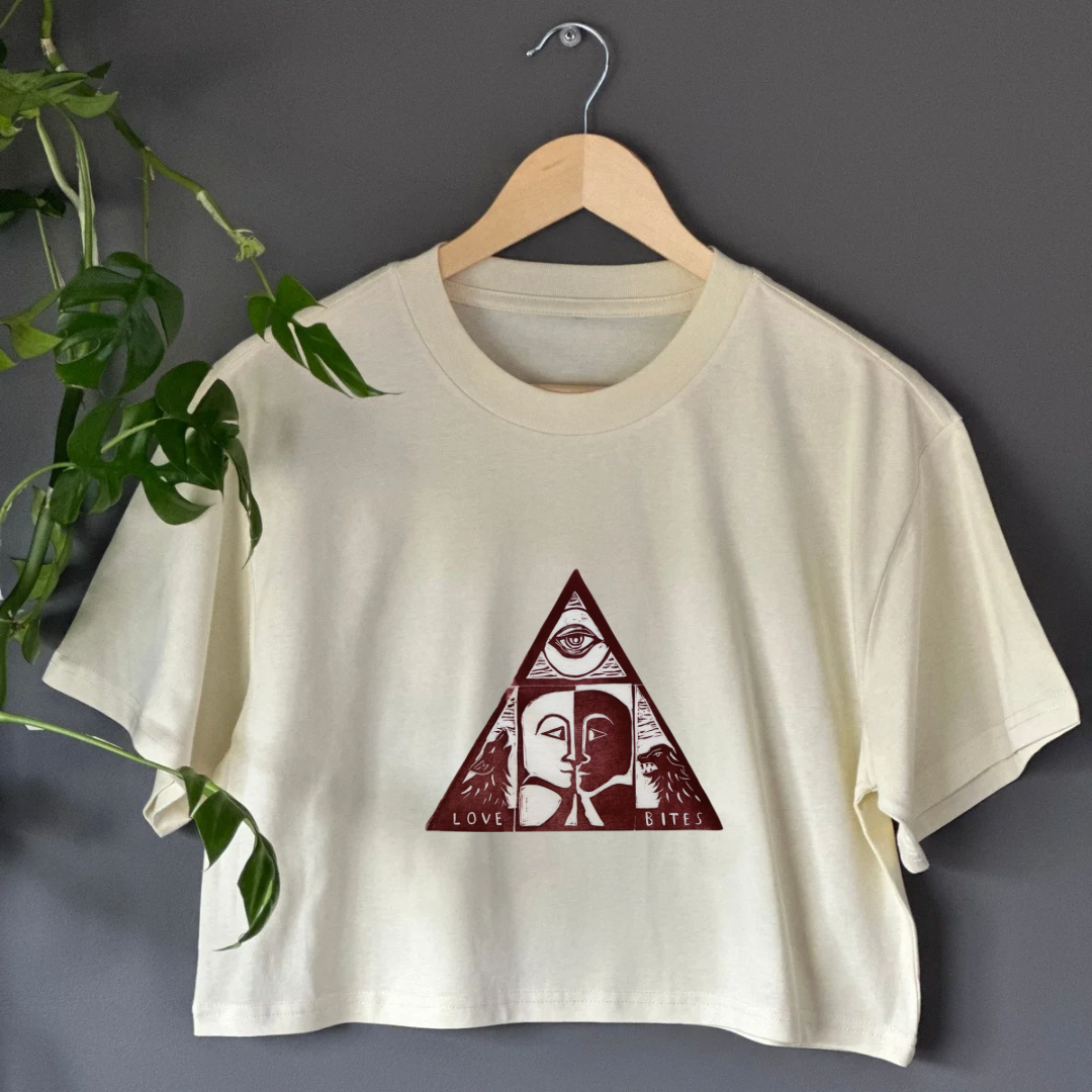 Cropped Tee - Love Bites