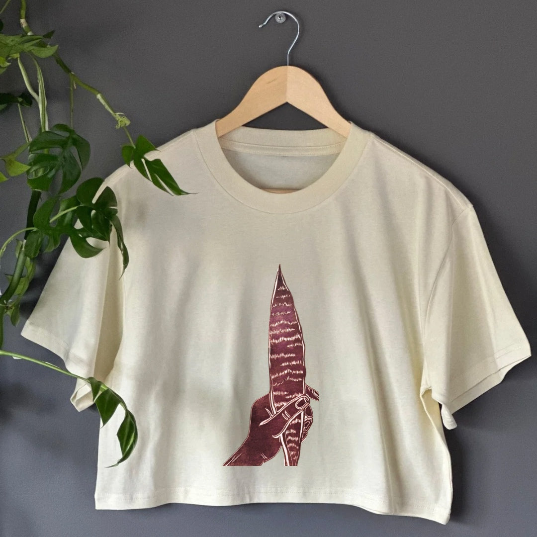 Cropped Tee - Sword