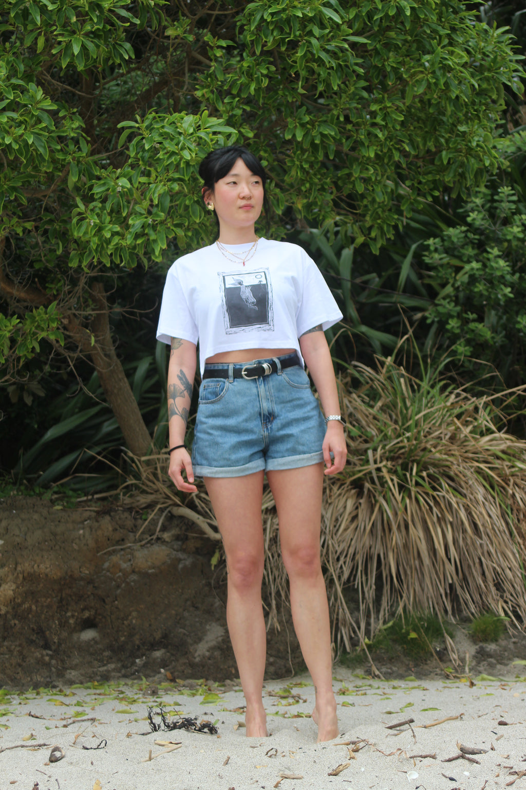 Cropped Tee - Came for the Veggies