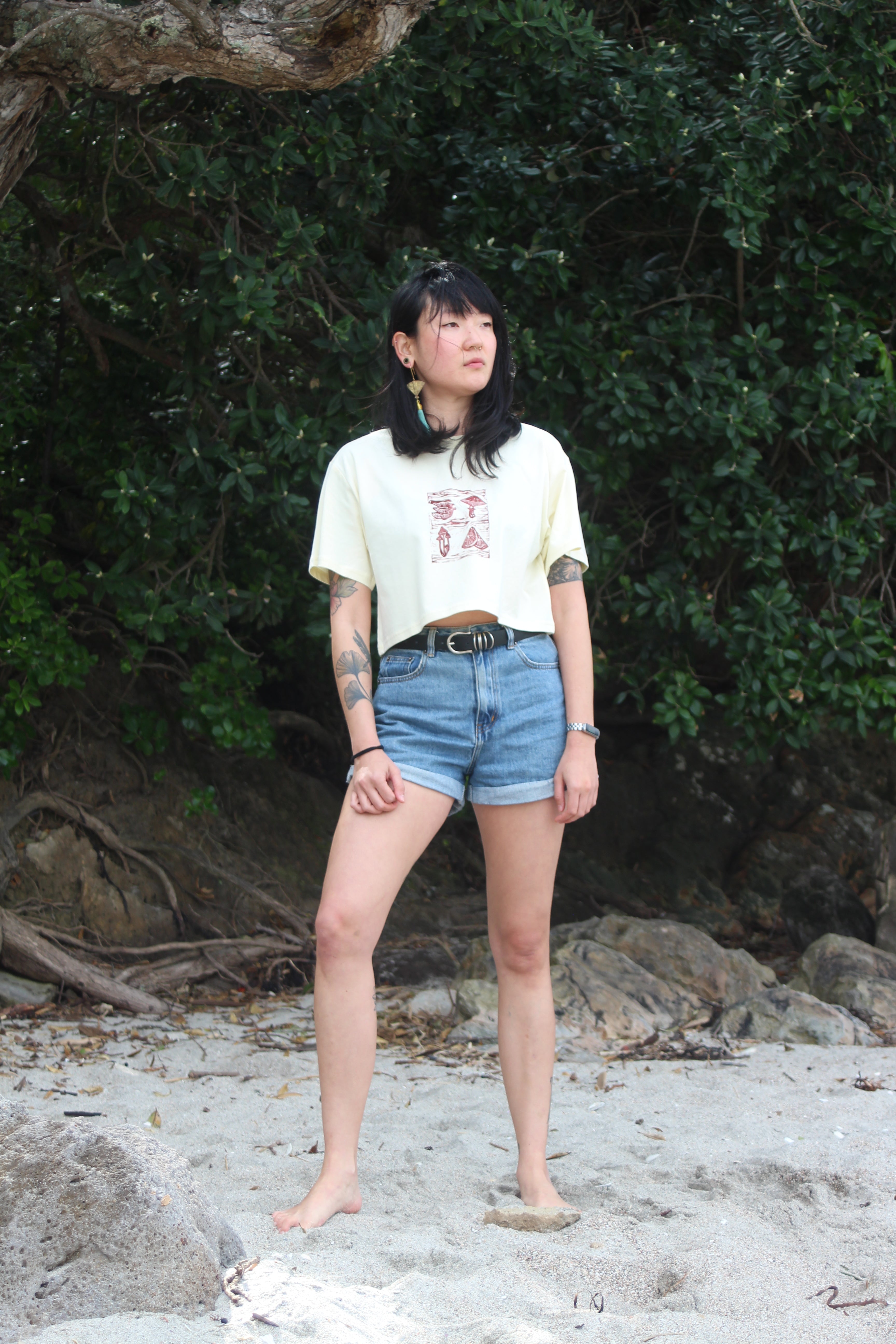 Cropped Tee - Magic Lemon