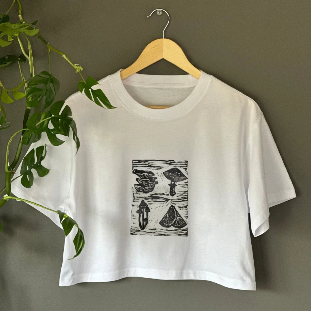 Cropped Tee - Magic Lemon