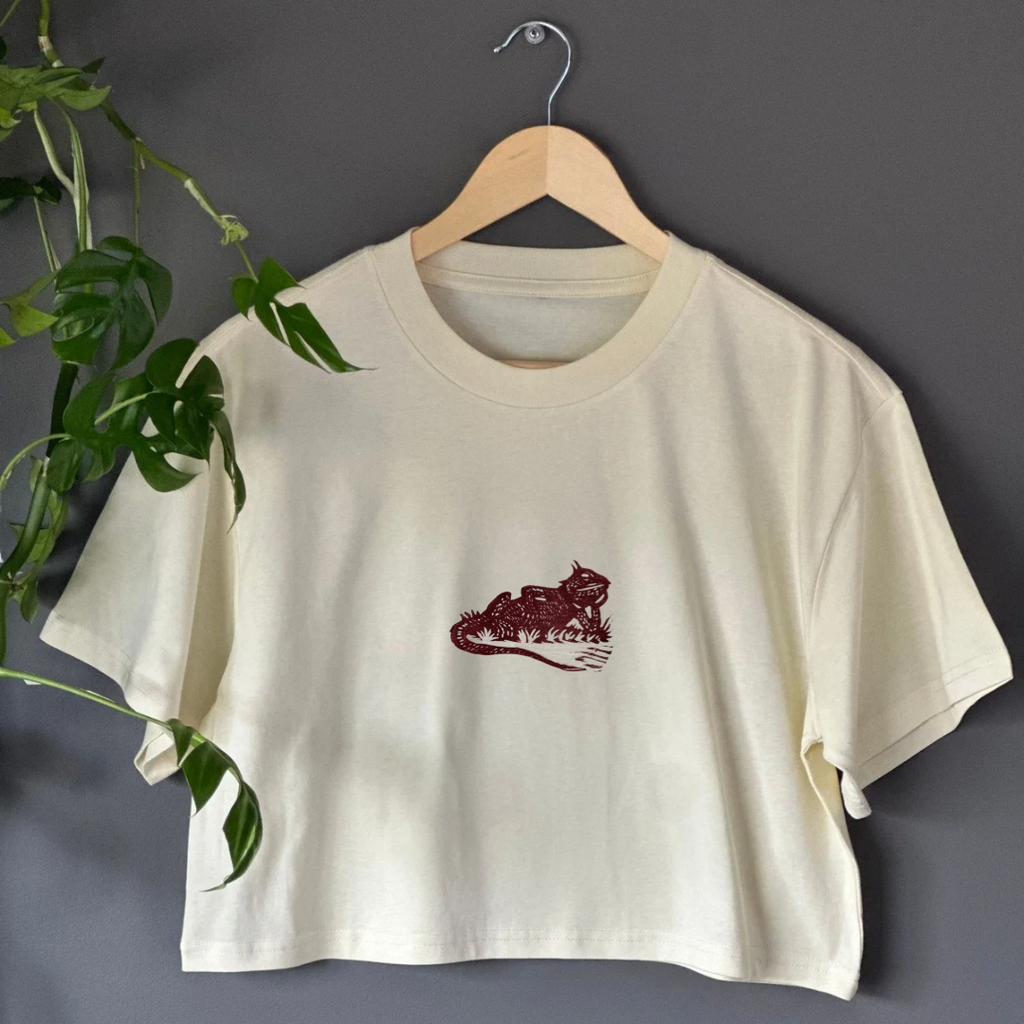 Cropped Tee - Lizarding