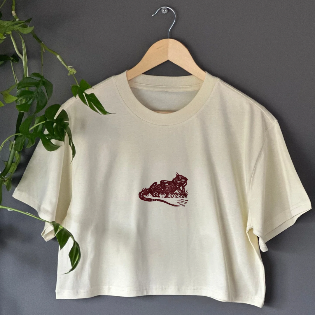 Cropped Tee - Lizarding