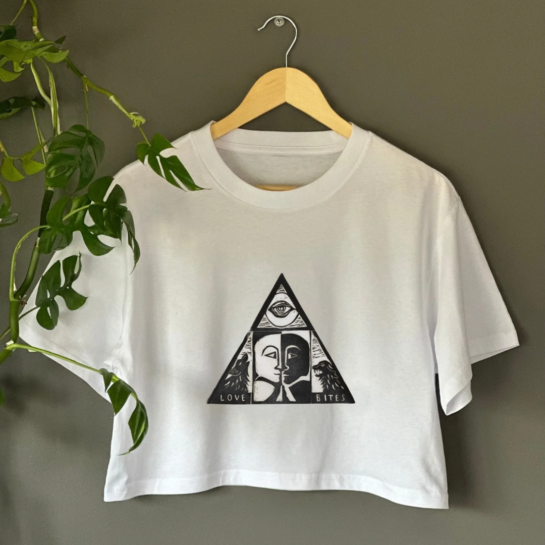 Cropped Tee - Love Bites