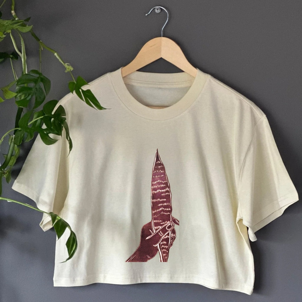 Cropped Tee - Sword